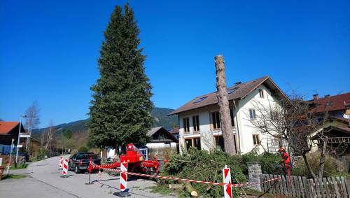 Straßenabsperrungen aufstellen
